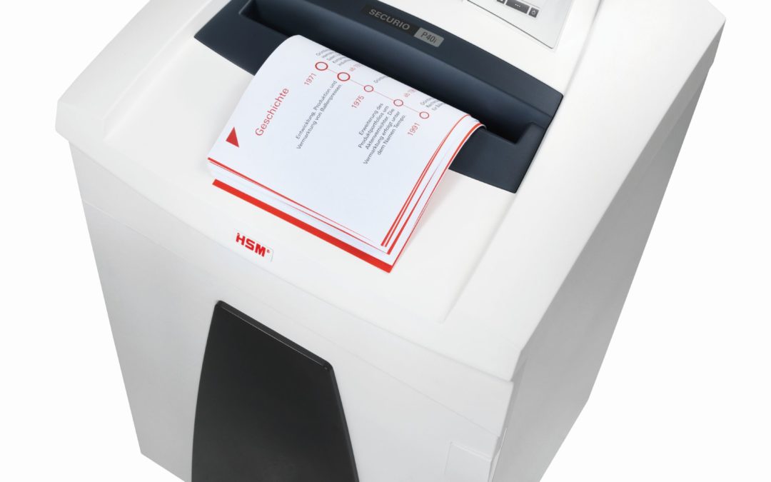 Securio P40i 1.9 x 15 mm Cross Cut Paper Shredder