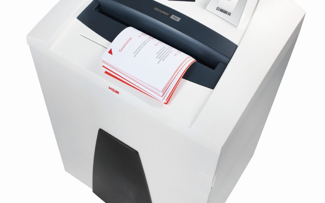 Securio P44i 3.9 x 40 mm Cross Cut Paper Shredder
